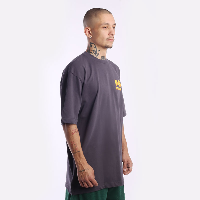 мужская футболка PLAYGROUND Call My Coach Tee  (CallMyCoachTee-grey)  - цена, описание, фото 3
